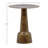 Golbez Aluminum Side Table, Antique Brass-2026314569