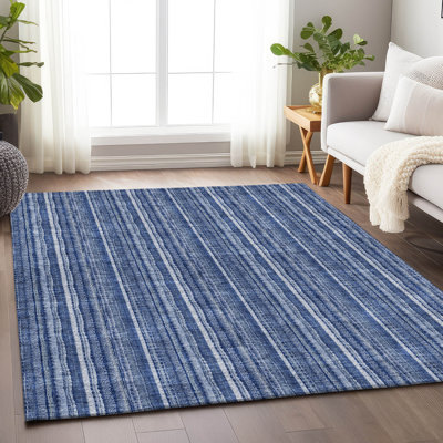 Tapis en denim Prisco de qualité supérieure lavable à la machine