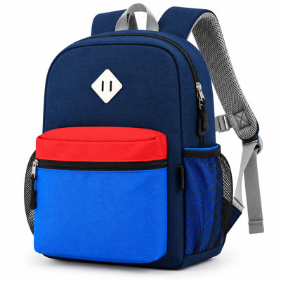 Sac à dos 15 po pour enfant, boucle de coffre et poches latérales 15 po