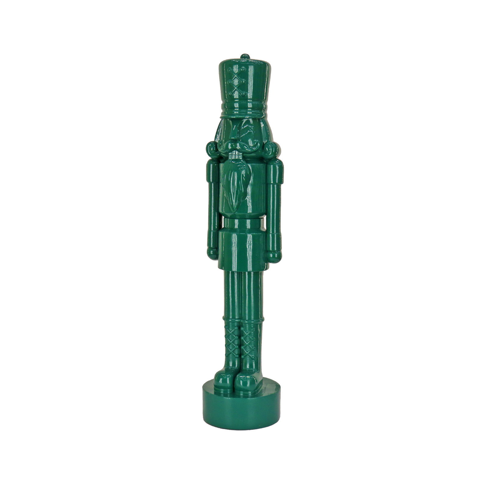 Nutcracker Christmas Decor, Jade, 13.58" H x 4.33" W x 4.72" D