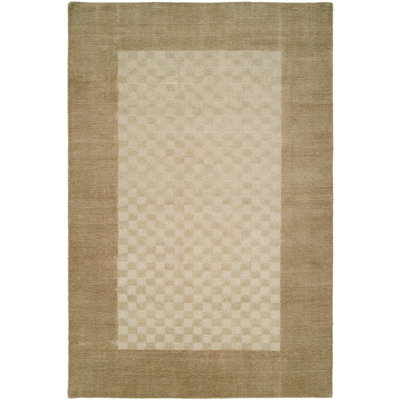 Geometric Area Rug in Beige