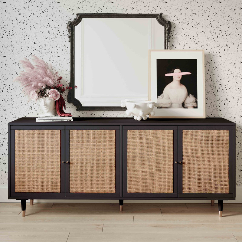 Tawny 72'' Sideboard, Black/Brown