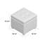 Repose-pieds carré avec rangement en similicuir de 18,3 po Graysie-9732038