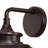 Industrial Farmhouse Oil Rubbed Bronze Outdoor Wall Lantern With Clear Glass Shade, E26 Porch Light Fixture For Front Door, Patio, Garage And Corridor