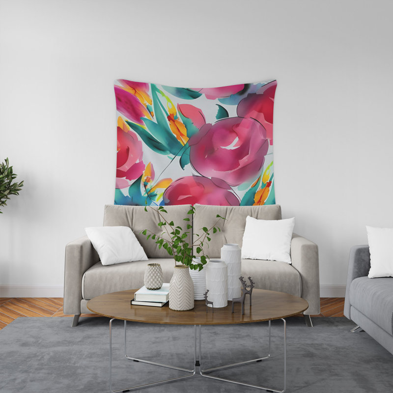 Tapisserie murale, H 88 po x l 104 po