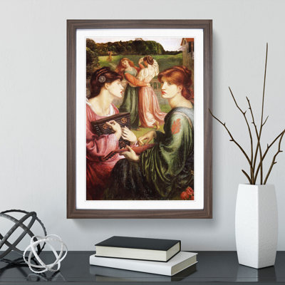 The Brower Meadow by Dante Gabriel Rossetti - Picture Frame Painting