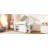 Full Size Loft Bed With Canopy Roof And Storage Cabinet-397006069