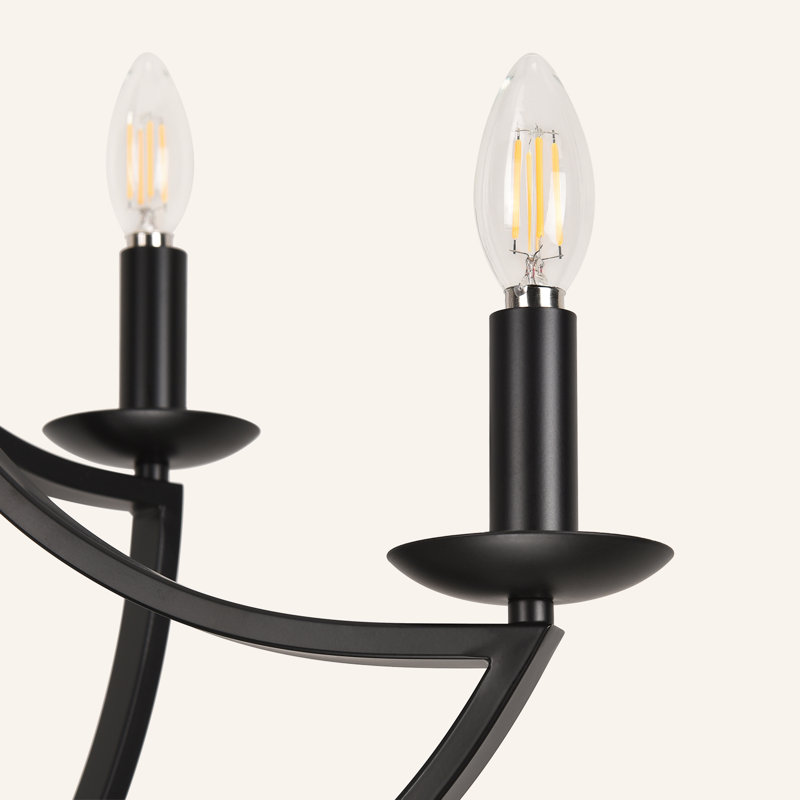 Lustre 6 lumières à intensité variable