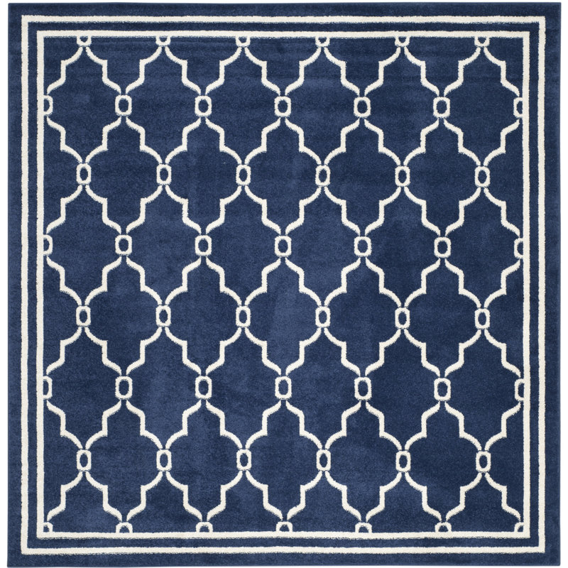 Amherst Performance Geometric Rug, Square 7'