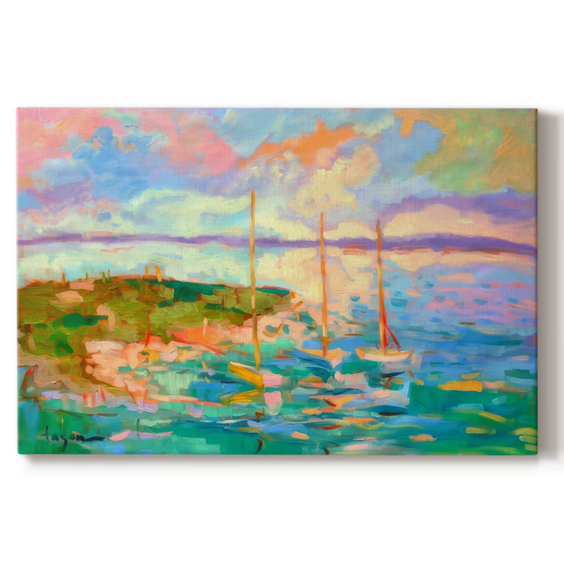 Une soirée paisible - Cavas enveloppés dans une galerie, 12 x 18