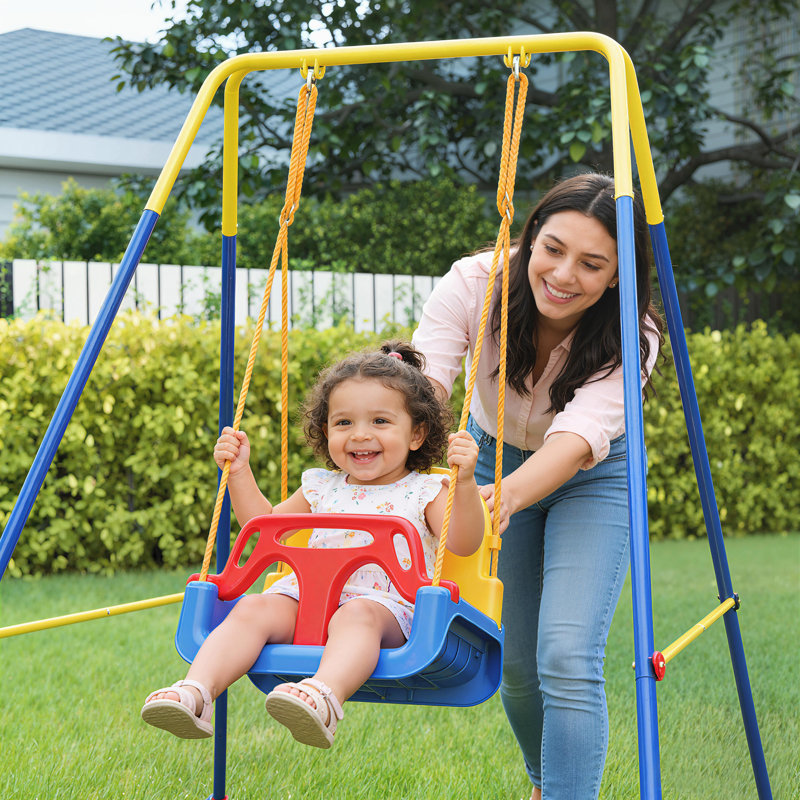 HOMCOM Swing Set with