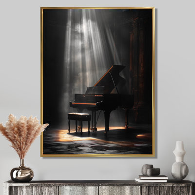 Gris gris projecteur de piano - décoration murale musique