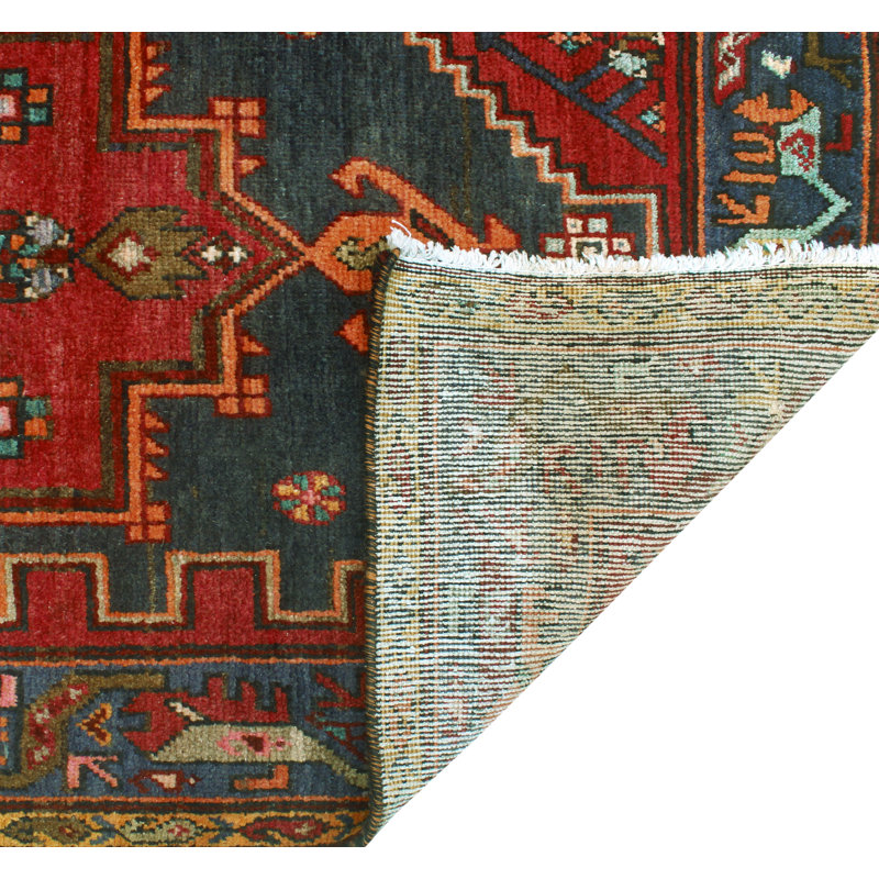 Khusbu Distressed Grover Red Runner