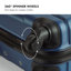 3pc Abs Navy Luggage Set
