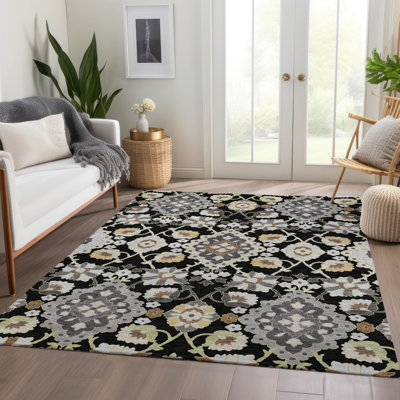 Tapis oriental Corum AMF1002 lavable à la machine de qualité supérieure