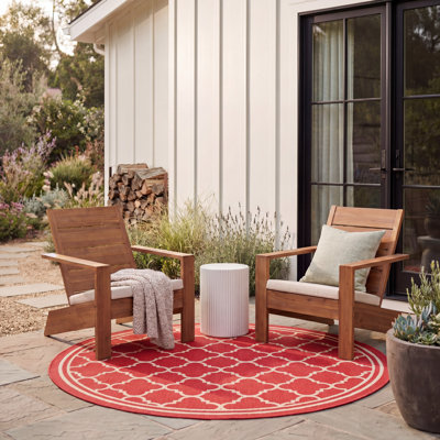 Herefordshire Performance Geometric Indoor/Outdoor Area Rug