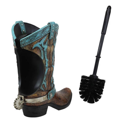 Foundry Select Tigane Plastic Toilet Brush And Holder