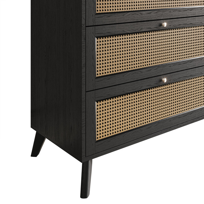 Commode Porston, Noir