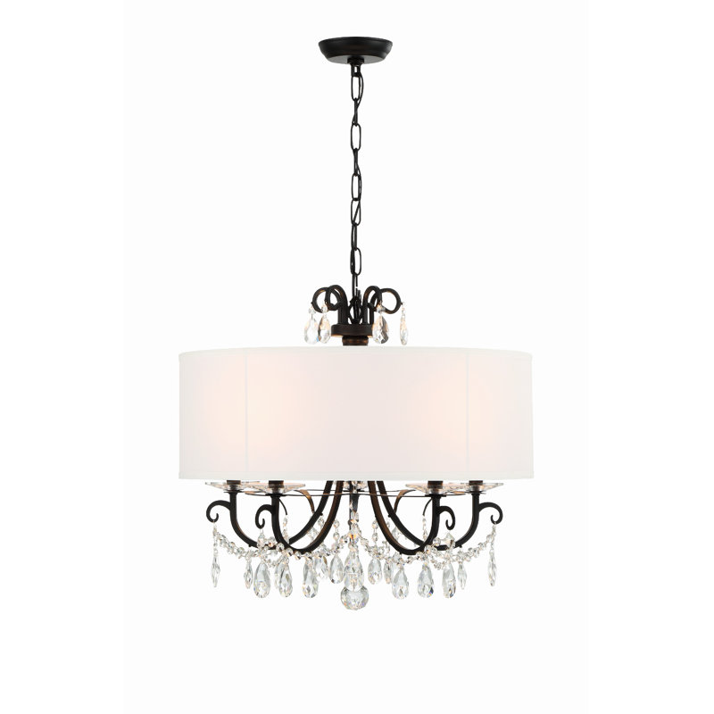 Havant 5 Light Matte Black Chandelier