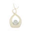 Sagebrook Home 12" Laxmi Quartz Resin Statuary With Crystal-1266093706