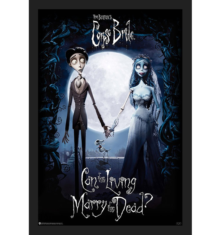 Corpse Bride Can The Living Marry The Mort? Impression encadrée sur papier