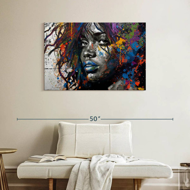 Beauté africaine sensationnelle, H 26 po x l 39 po