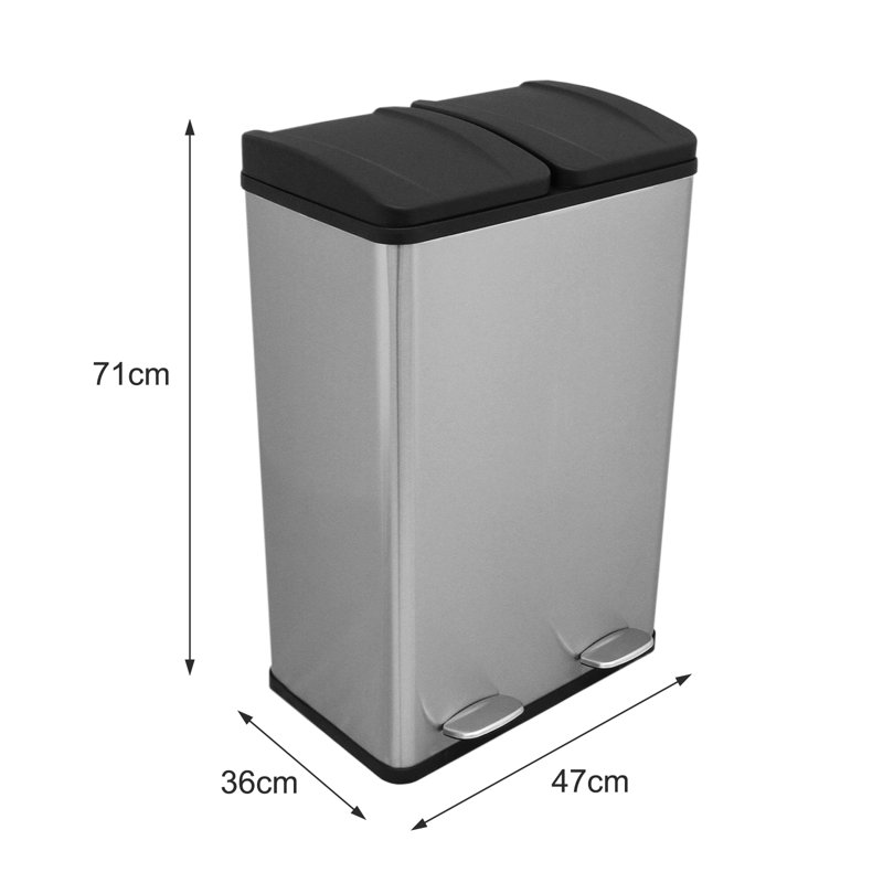 Helsel Step On - 60L, Silver/Black