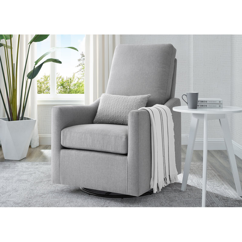 Chaise berçante pivotante Adley, Gris