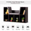 Neemias 63cm H x 102cm W Geometric Bookcase-2009538358