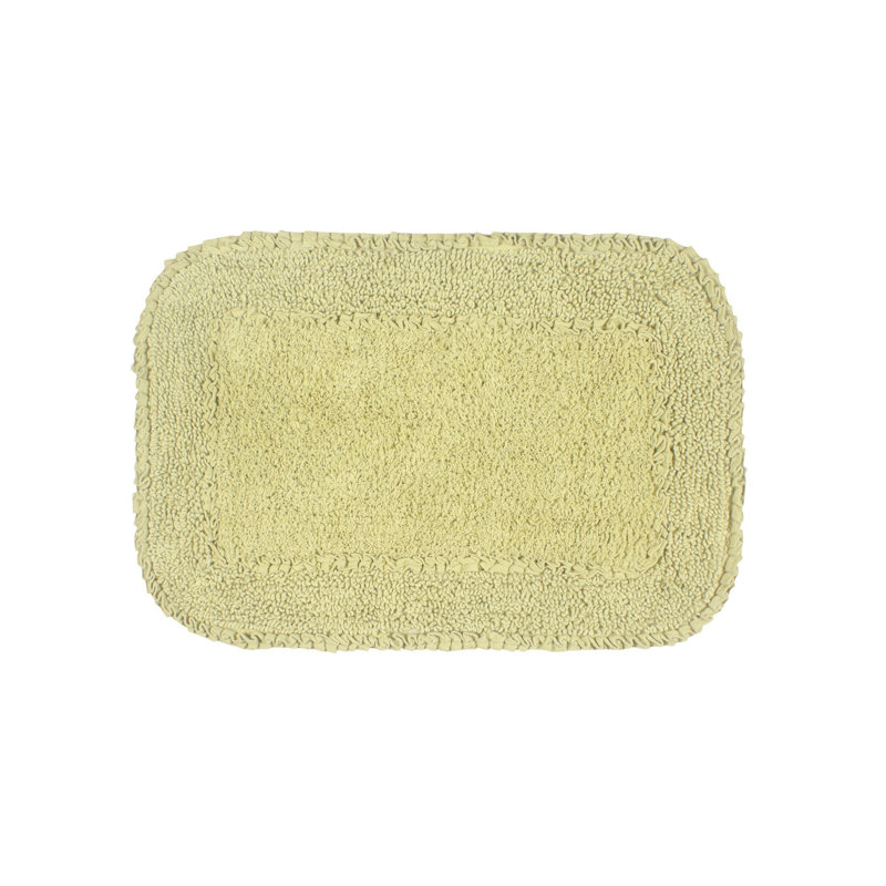 Maytham Bath Rug, Green, Rectangle - 17" W x 24" L