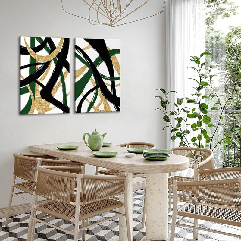 2 Piece Wrapped Canvas Print, 60 cm H x 40 cm W