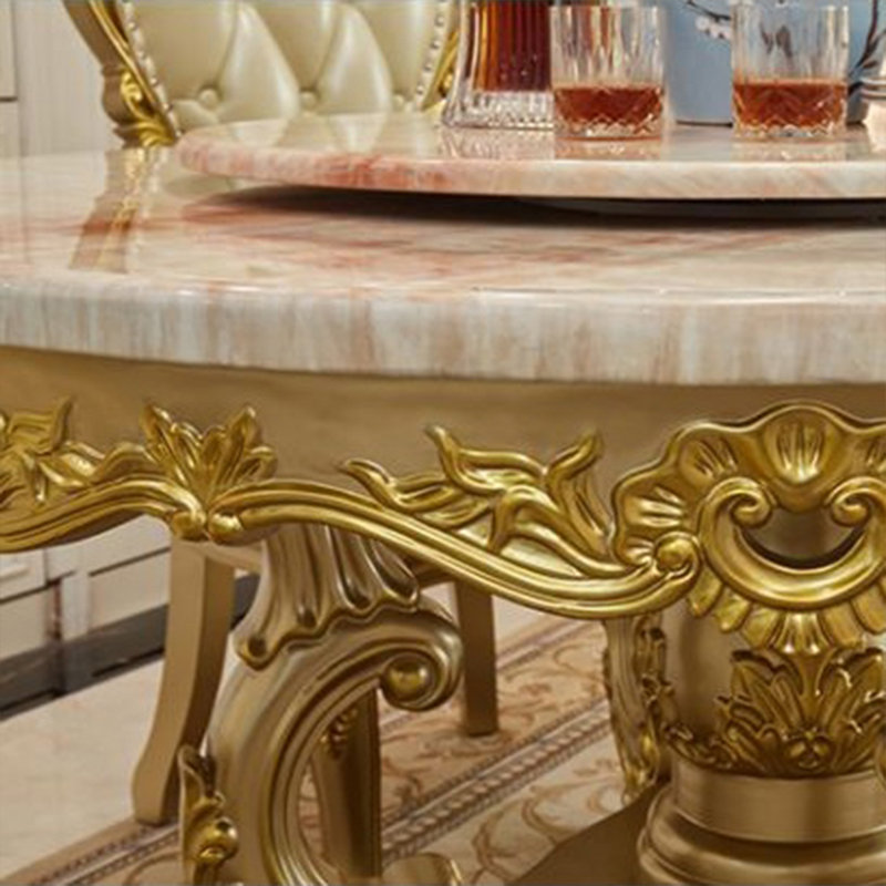 Ensemble de table de salle à manger Vintage Luxury, H 30,7 po x L 51,1 po x l 51,1 po