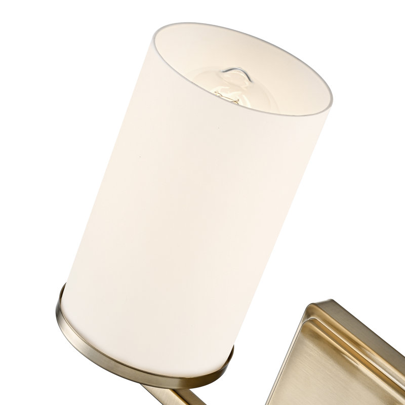 Verlana 14" 2-Light Vanity - Modern Gold, 14" Width, Brushed Gold, 2 Lights