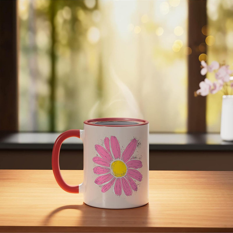Ceramic Coffee Mug, Red