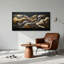 «Abstract Waves», reproduction d'art sur toile, ensemble de 1-129280881-129280882