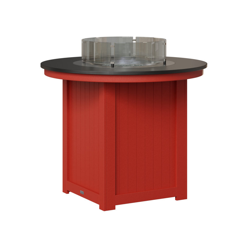 Foyer de table rond à hauteur de comptoir de 44 po Berlin Gardens Donoma, H 37 po x l 44 po x P 44 po