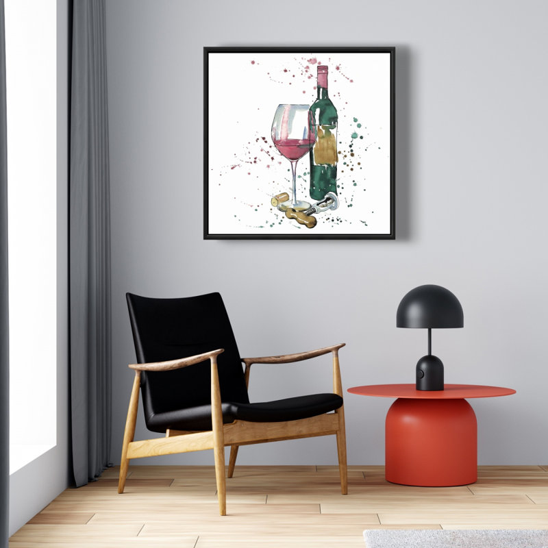 "Bouteille de vin rouge"