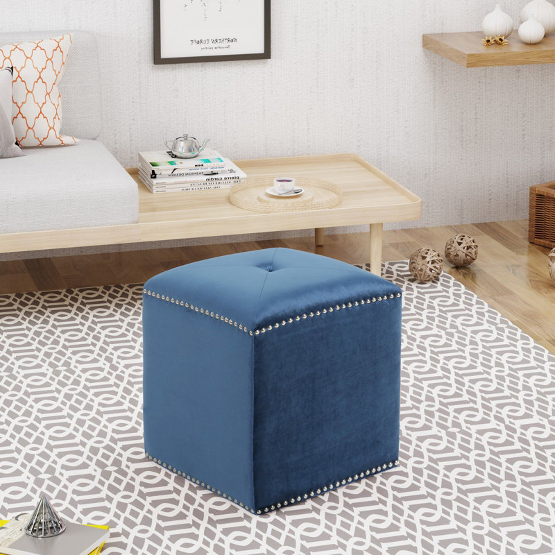 OTTOMAN moderne, Bleu très foncé