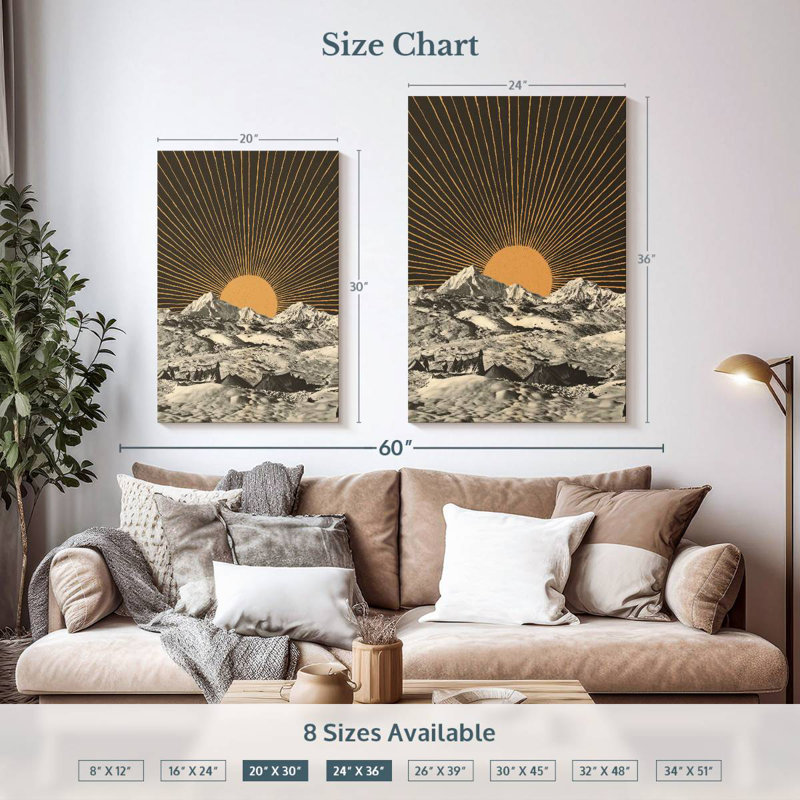 Oberle Mountainscape V, 36" H x 24" W