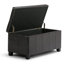 Repose-pieds rectangulaire avec rangement relevable Dover-1897544019
