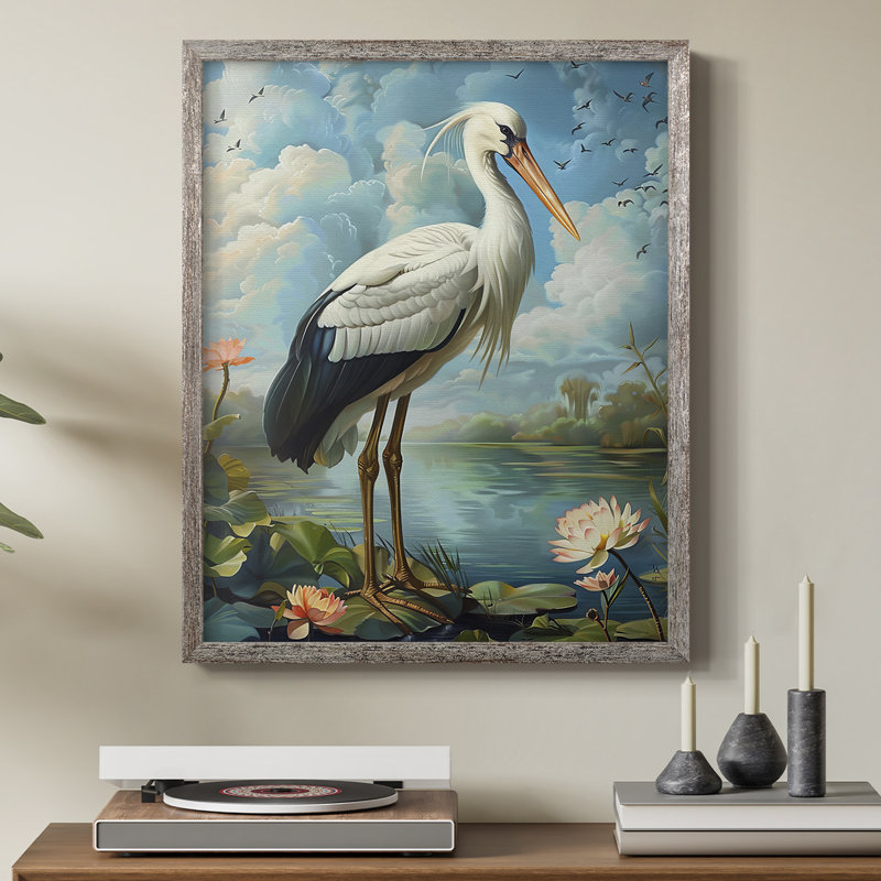 ANIMALS Series CII, reproduction encadrée - bois massif, H 11 po x l 9 po