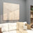 Handmade Abstract Wall Decor on Solid Wood