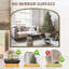 Miroir doré antique avec cadre perlé-668186771