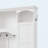 Modern Farmhouse Hall Tree with Adjustable Shelves, Side Cabinets & 7 Hooks, White-467022340