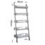 Bibliothèque moderne en chêne clair 31,5 po x 76,8 po x 12,6 po | 100% panneau de particules enduit de mélamine, épaisseur: 0,7 pouce | Nombreuses tablettes pour un rangement élégant, idéal pour la maison et le bureau, conception élégante de couleur unie-2114240818