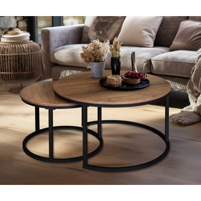 Maag Frame 2 Piece Nest Coffee Table Set