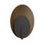Avenue Outdoor 17"h Oval 3-cct Led Wall Sconce In Dark Bronze/dark Gold-319010508