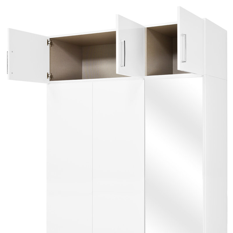 3 Door Manufactured Wood Wardrobe