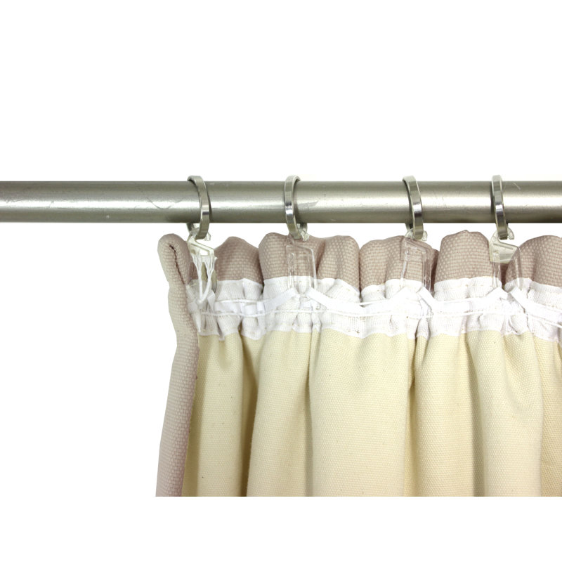 Eisenhauer Cotton Room Darkening Curtain Single Panel, 130cm Width x 145cm Drop, Taupe