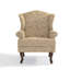 Upholstered Cotton Armchair-971768960